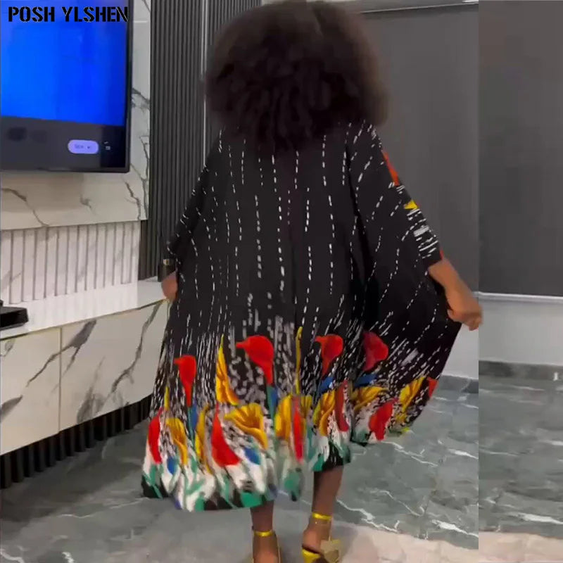 Maxy Two Piece Set Clothes for Women African Print Dresses Vacation Outfit Abaya Pants Suit Dashiki Ankara Turkey Gown Plus Size