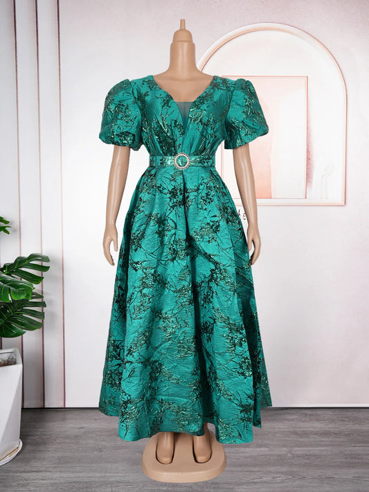 Amay Plus Size Evening Dresses for Women Luxury Gown Elegant Turkey Muslim Wedding Party Long Dress Ankara Ladies Clothing