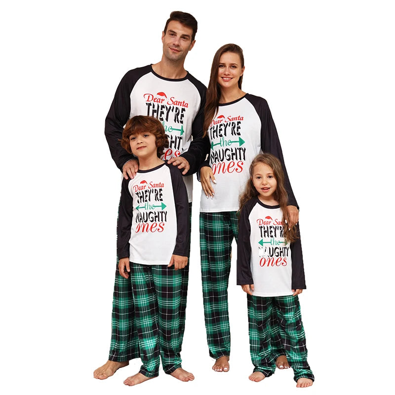 Xmas Family Matching Christmas Pajamas 2024 New Year Adult Kids Mother And Daughter Set Baby Romper Sleepwear Pyjamas Clothes