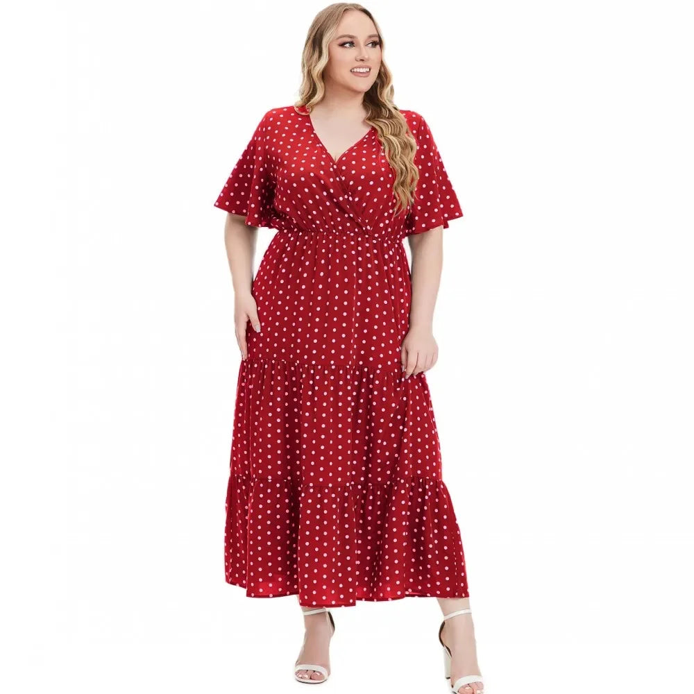 Maxy New Party 4XL 5XL Plus Size Dresses For Women Dashiki Ankara Evening Gown Elegant Turkey Outfit Robe Africa Clothes
