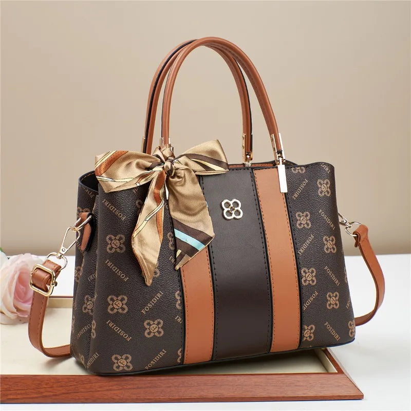 Maxy Luxury Designer New Messenger Bags PU Leather Leisure Female Bag Shoulder Bag High Quality Elegant Handbag Purses for Women