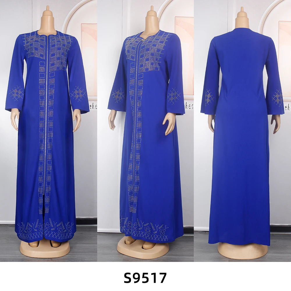 Amay Plus Size Elegant Dresses For Women Party Wedding Dubai Turkey Wears Muslim Fashion Abayas Islamic Clothing Maxy Robe