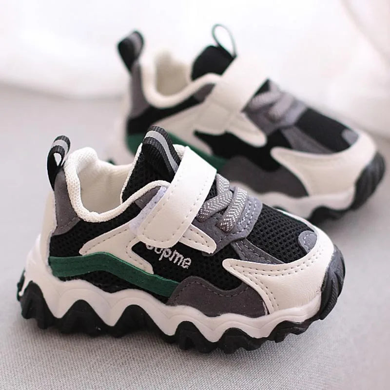 Maxy Spring Autumn Baby Sports Shoes for Boys Breathable Sneakers Girls Soft Sole Running Shoes 1-3 Years Toddlers Kids Casual Shoes