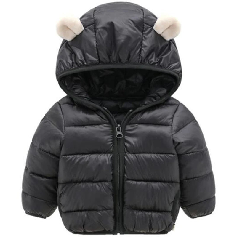 Toddler Kids Autumn Winter Baby Boys Girls Jackets Coats Outerwear Hooded Down Jacket Clothes Parkas Children Cothing