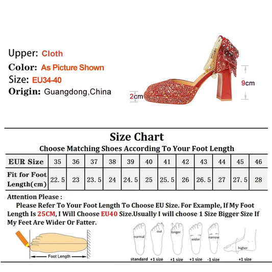 Maxy Summer New Fashion Women's Platform Sandals Glitter Bow Pearl Chain Rhinestone Decoration Ladies Eveing Heels Banquet Shoes