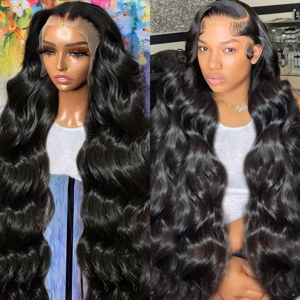 220 Density 360 Body Wave Human Hair Wig 13x6 Hd Transparent Lace Front Wig 13x4 Hd Pre Plucked Lace Frontal Hair Wigs For Women