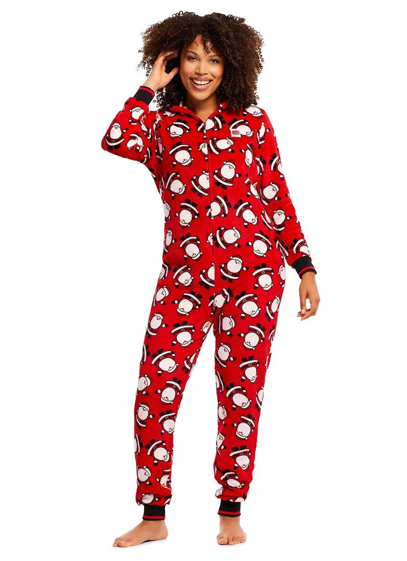 Visco Christmas Family Matching Clothing Xmas Party Club Pajamas set Women Men Kid Sleepwear Romper Homewear PJ Set