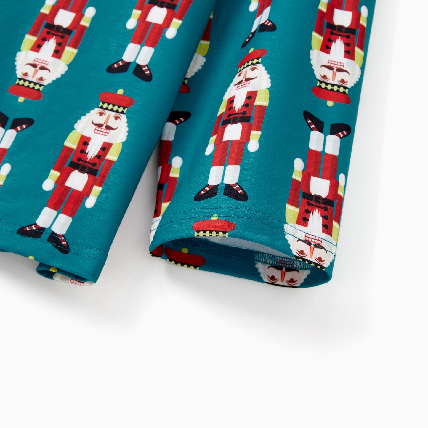 PatPat Christmas Pajamas Sets Family Matching Allover Nutcracker Pattern Collared Holiday
