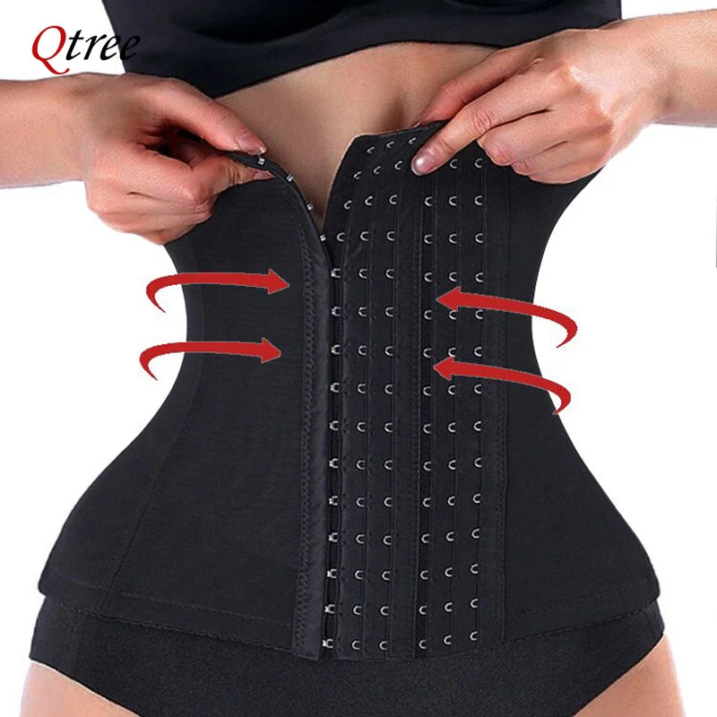 Maxy Dress Slimming Waist Trainer Belt Shapewear Women Belly Cincher Body Shaper Fat Compression Strap Girdles Firm Hook Corset