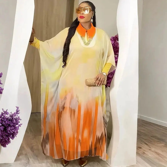 Amay For Women Dubai Luxury African Muslim Fashion Dress Caftan Marocain Evening Party Dresses Boubou Robe Djellaba Femme