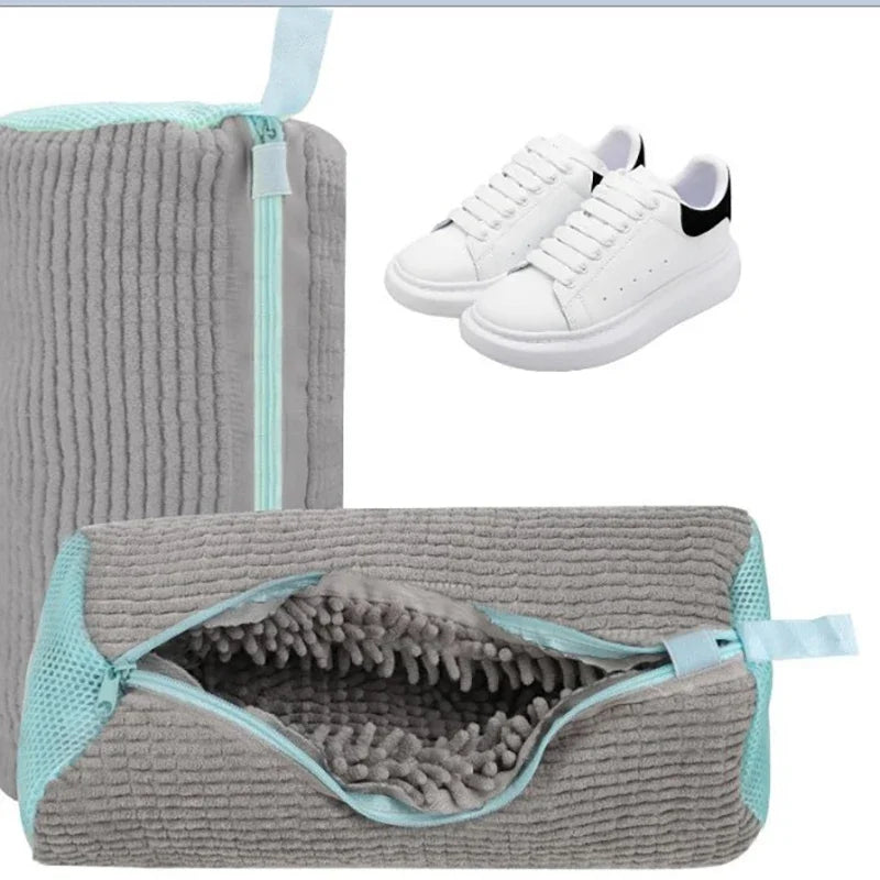 Maxy Durable Shoe Washing Machine Bag or brush for All Shoe Types,Ideal for Sneakers and Casual Shoes,Laundry Wash Bag
