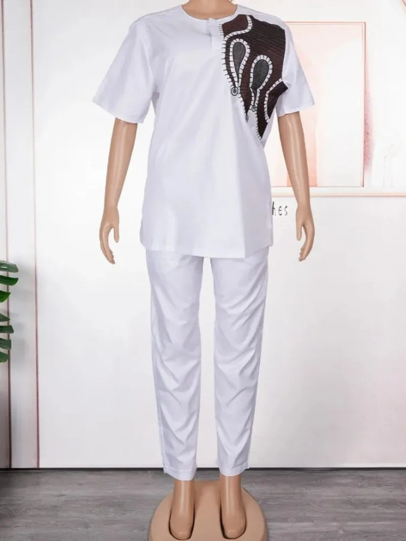 Maxy Clothing Two Piece Set Pants Suits Women African Dresses Party Dashiki Summer Autumn Long Maxy Dress 2 Piece Suit Outfits