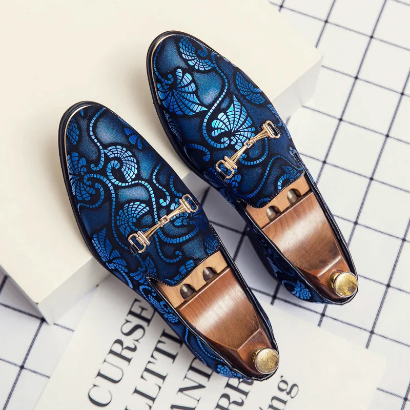 Amay Italian Leather Shoes Men Dress Loafers Brand Business Formal Shoe Slip on Mocassins Barber Wedding Party Shoe Sapato Social