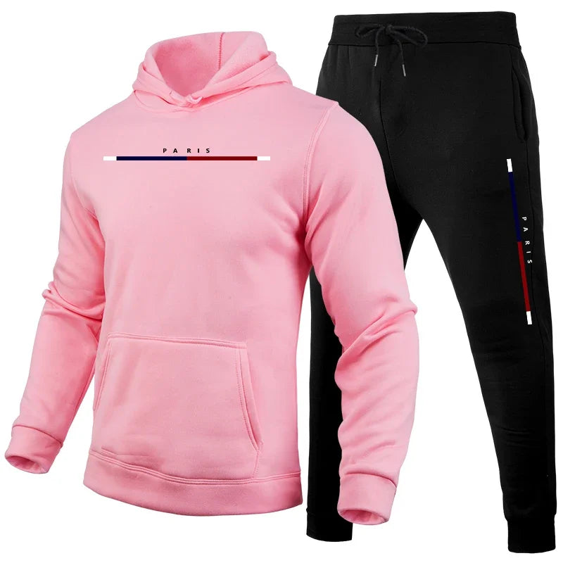 Maxy Sports Outdoors Hot Sales Men Two Piece Set Daily Men's Tracksuit Comfortable Hooded Sportswear Man Fashion Suits Jogging Simple