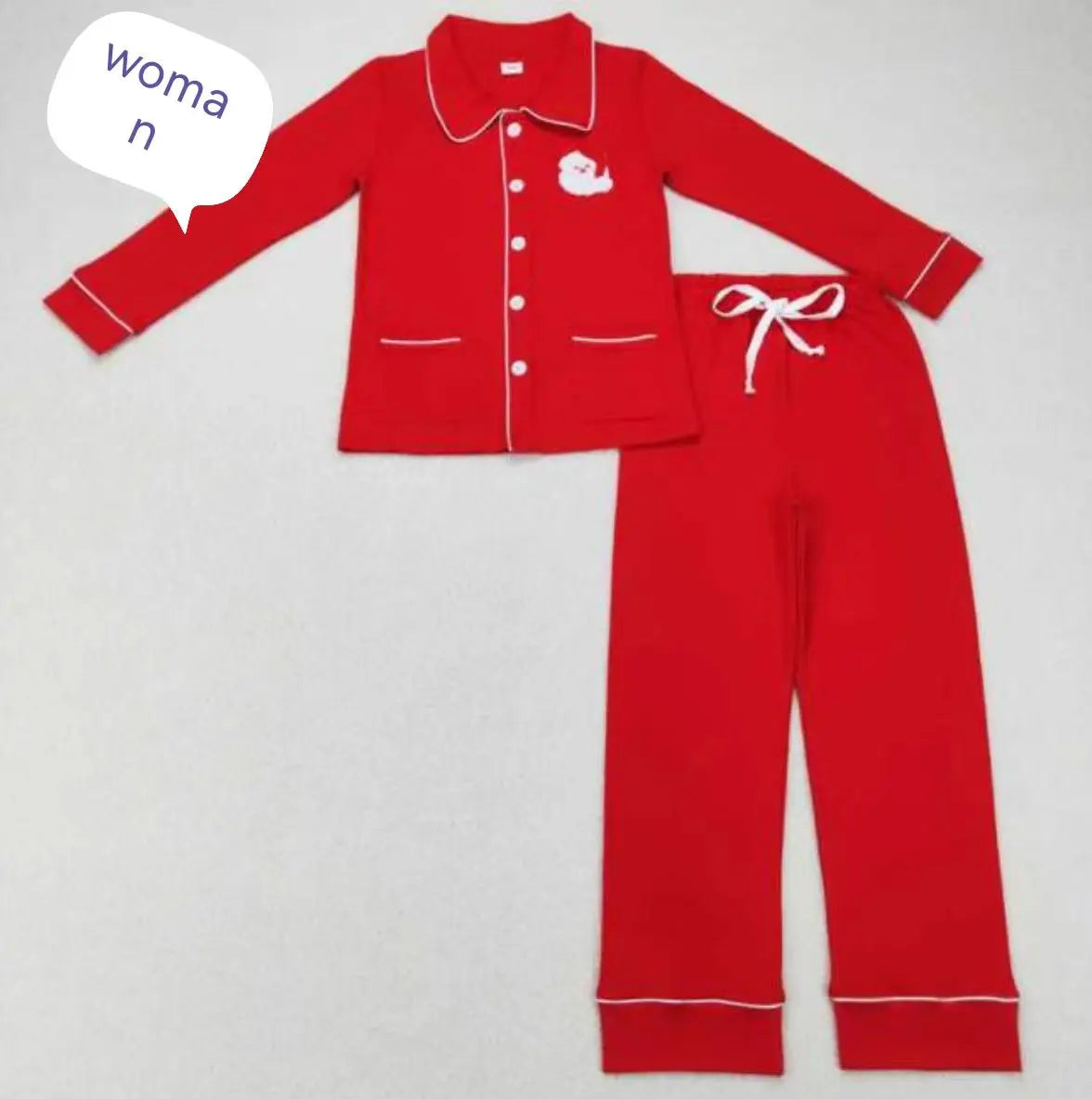 Christmas Family Matching Max Clothes Kids Pajamas Rompers And Adults Outfits Red Cotton Children Boutique Clothes