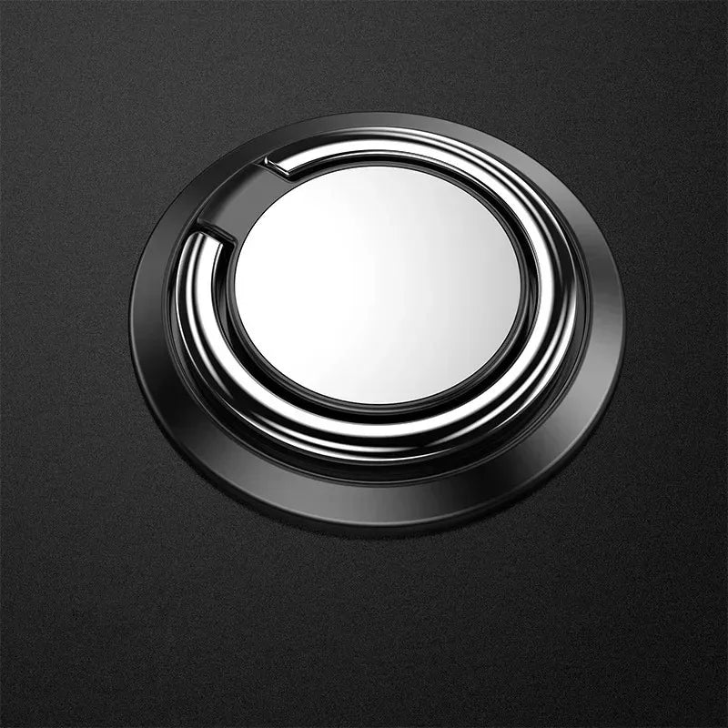 Maxy Mini Finger Ring Holder Stand Grip 360 Rotating For Mobile Phone Car Magnetic Mount Phone Back Sticker Pad Unniversal Bracket