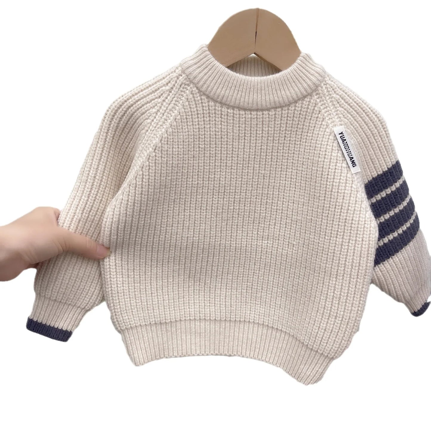 Maxy Boys Sweaters Autumn Winter Children Knitted Outerwear T-shirts for Baby Woolen Clothes Kids Pullover Sweater Toddler 4 5 Years