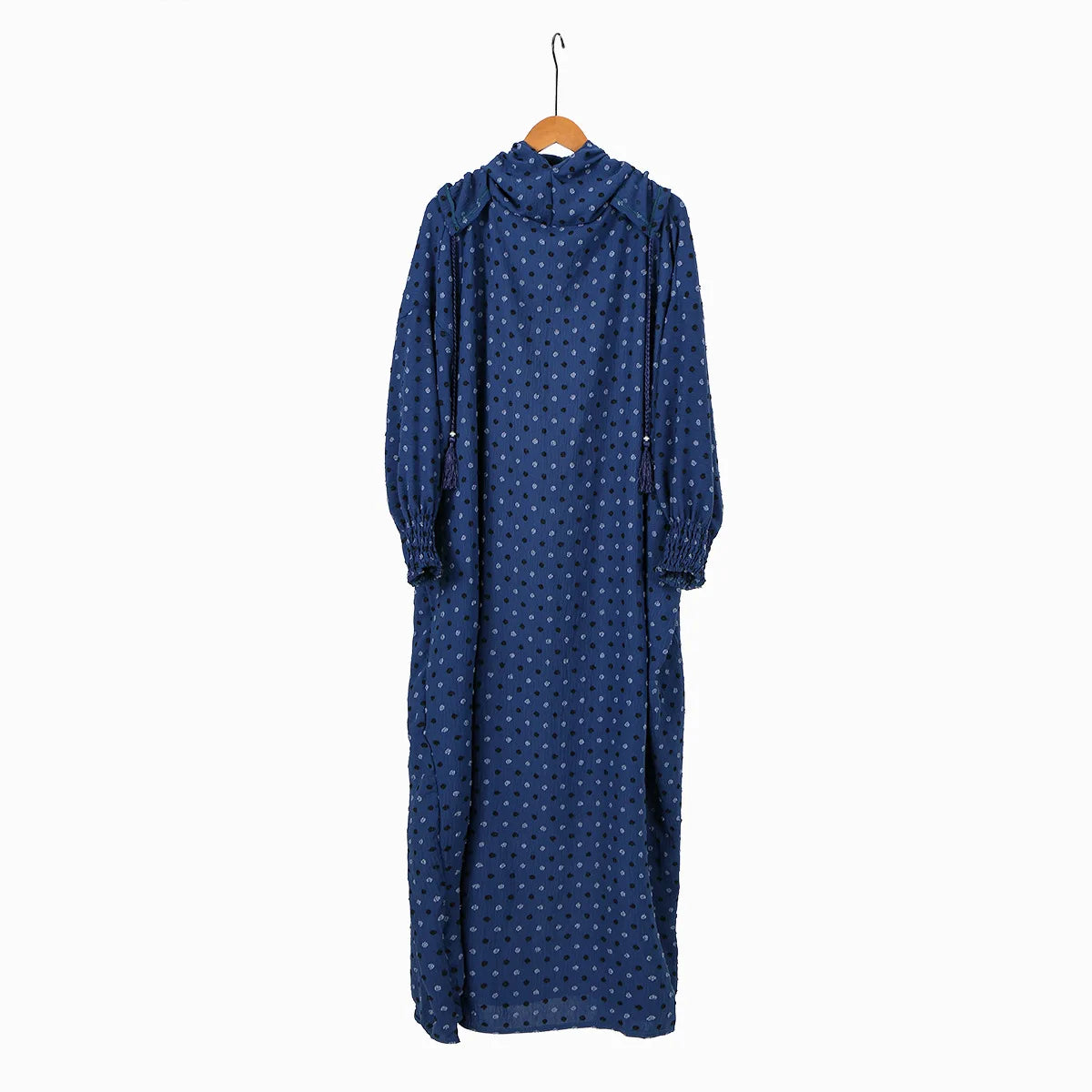 Maxy 176 * 85Cm Dubai Middle East Women's New Fashion Dress Robe Dress Hooded, Polka Dot Multicolor Cape Simple Fashion Accessories