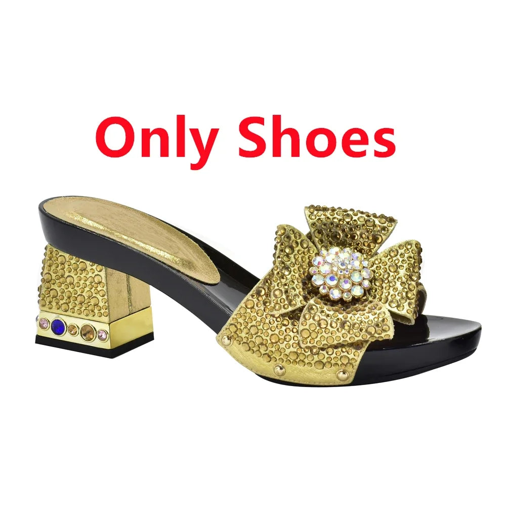 Maxy New Arrival Max Shoes and Bags Set African Matching Shoes and Bags for Women Wedding Shoe