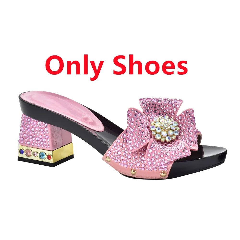 Maxy New Arrival Max Shoes and Bags Set African Matching Shoes and Bags for Women Wedding Shoe