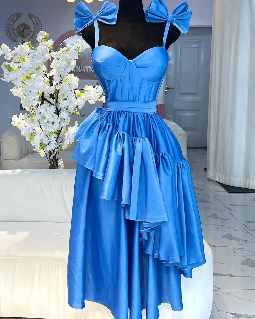 Amay Sexy Bow Ruffles Patchwork Long Dresses Women Spaghetti Strap Sleeveless Backless Maxy Dress Female Clubwear