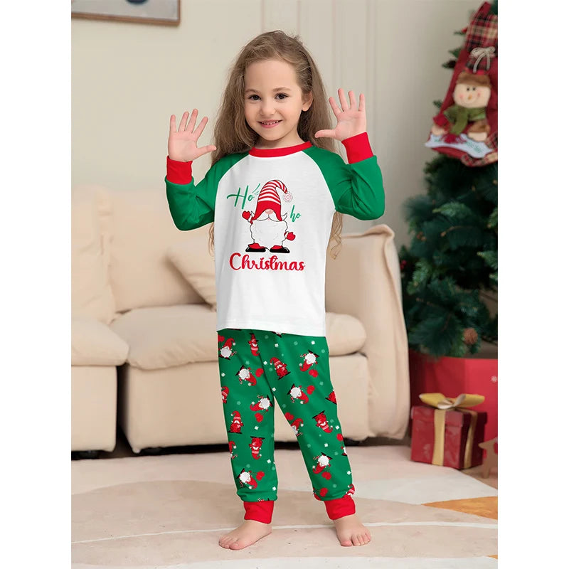 Maxy Family Matching Outfits Green Christmas Pajamas Set Father Mother Daughter Son Pyjamas Aldult Kids Xmas Family Clothing