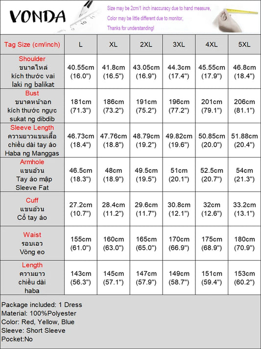 Amay Summer Dress Women Vintage Patchwork Printed Long Sundress Casual Loose V-Neck Bat Sleeve Party Robe
