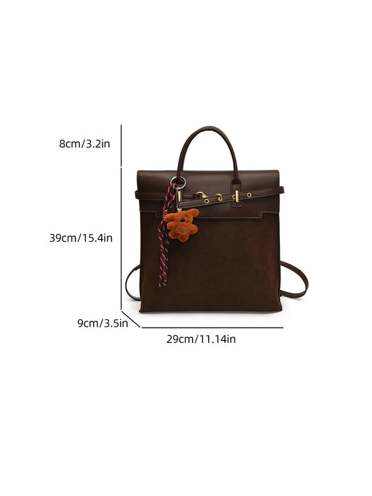 Maxy Shoulder bag for women, large capacity new retro casual hand-held backpack, high-end travel backpack
