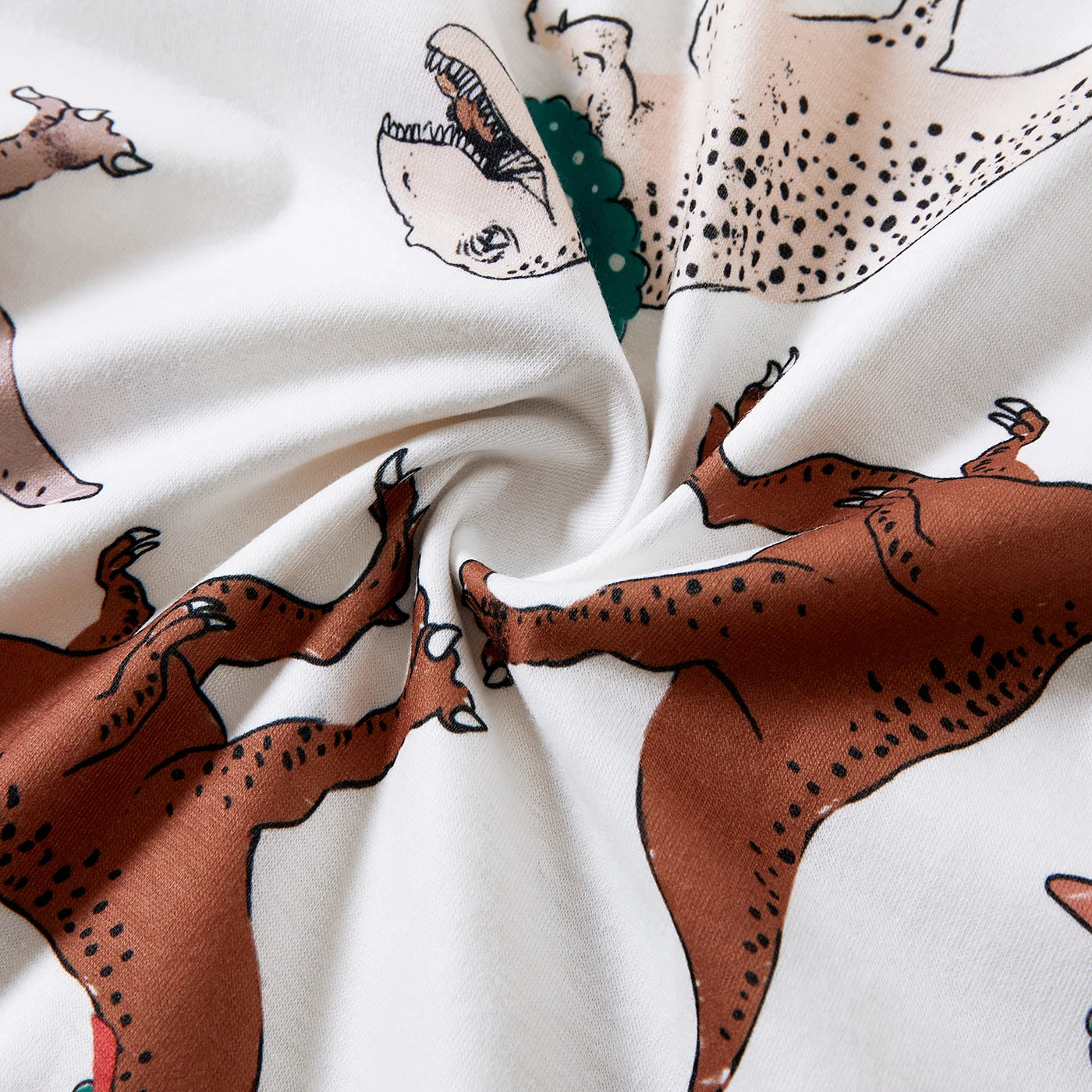 PatPat Christmas Dinosuar Print Family Matching Pajamas Sets (Flame Resistant)
