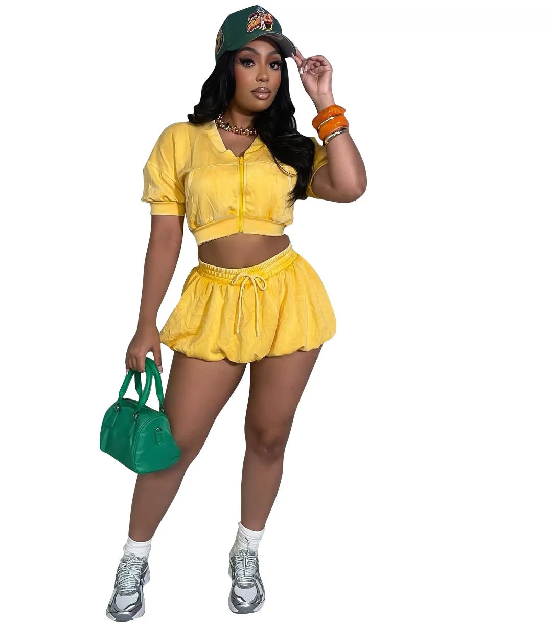 Maxy Two Piece Sets Women Shorts Skirt Set Matching Sets Tops Dress Sets Lantern Skirts High Waist Y2k Streetwear Elegant Party Night