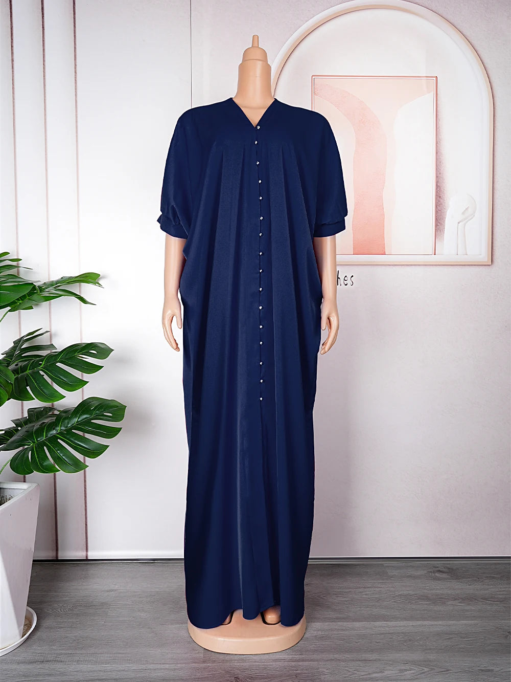 Maxy Plus Size Party Dresses for Women New Dubai Kaftan Muslim Chiffon Maxy Long Dress Dashiki Ankara Outfits Gown