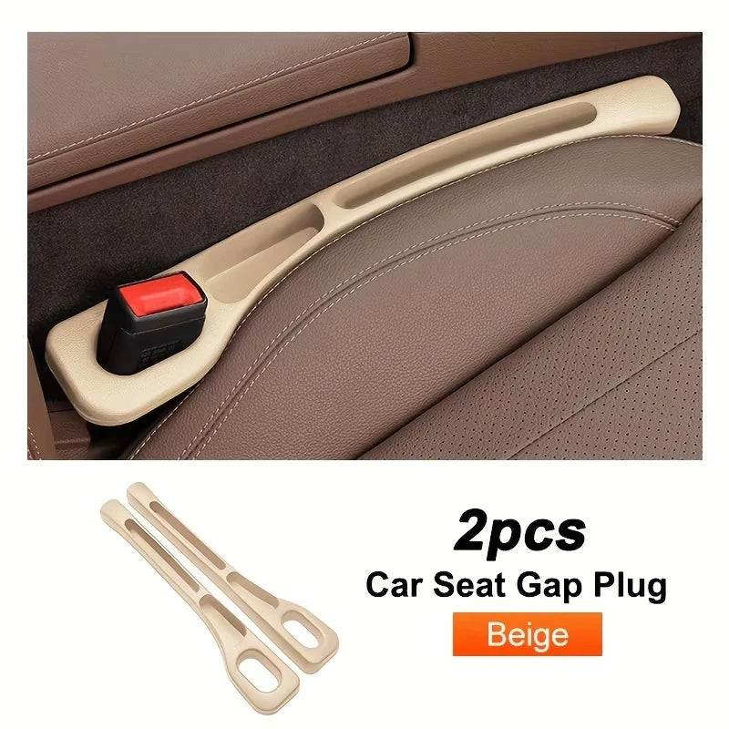 Maxy 2Pcs Car Seat Gap Plug Strip Proof Seat Gap Storage Organizer Side Seam Car Gap Filler Leak Interior Decoration Universal
