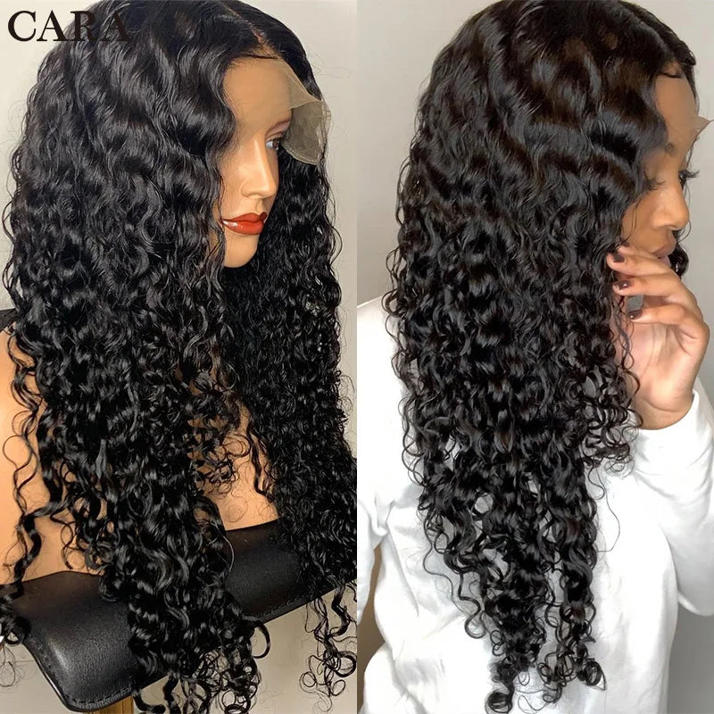 Maxy Glueless Real Human hair Wigs Lace Frontal Wig Pre Plucked With Baby Hair Brazilian Blond  Remy Loose Curly Human Hair Wigs
