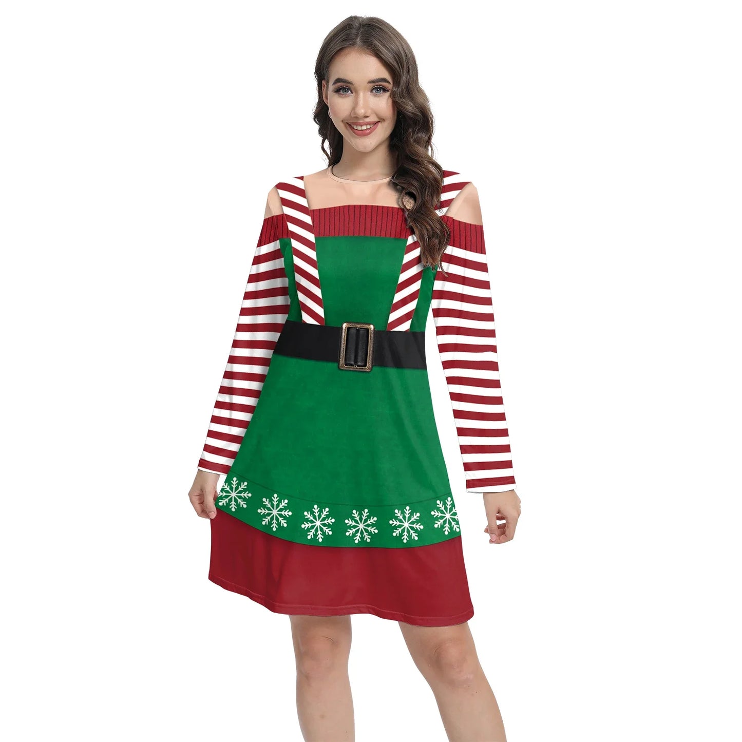 Christmas Maxy Costume Girls Xmas Santa Claus Dress Carnival Party Adults Family Matching Outfits Cosplay Clothing Xmas Gifts