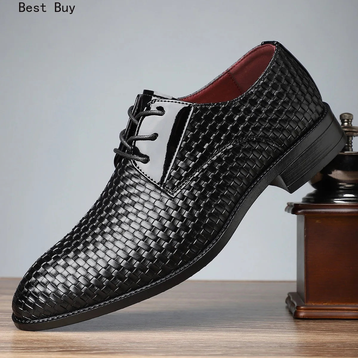 Amay leather woven oxford shoes for mens pointed toe dress shoes men loafers italian formal wedding dress shoes zapatos hombre casual