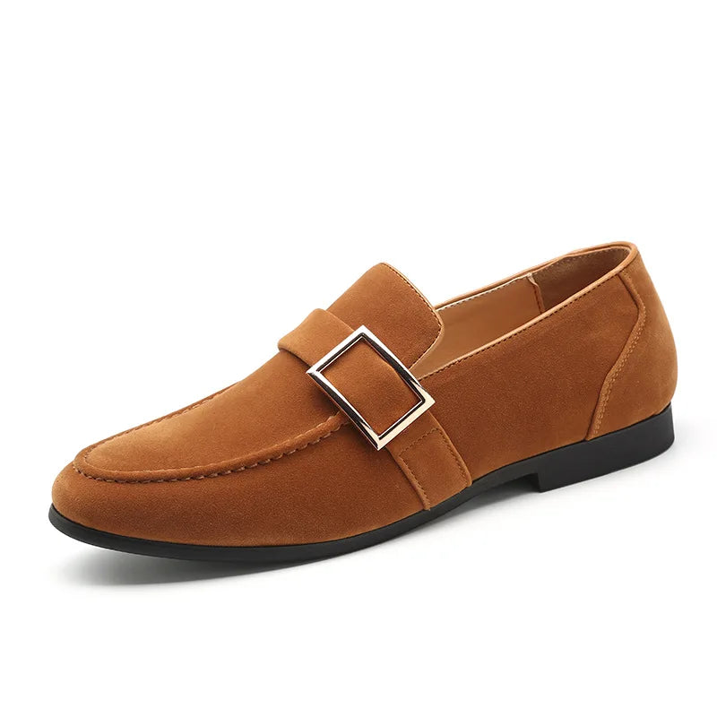 Amay Dress Shoes for Men Formal Coiffeur Black Dress Italian Men Loafers Shoes Luxury Brand Elegant Shoes for Men Slip Dress Ayakkabi