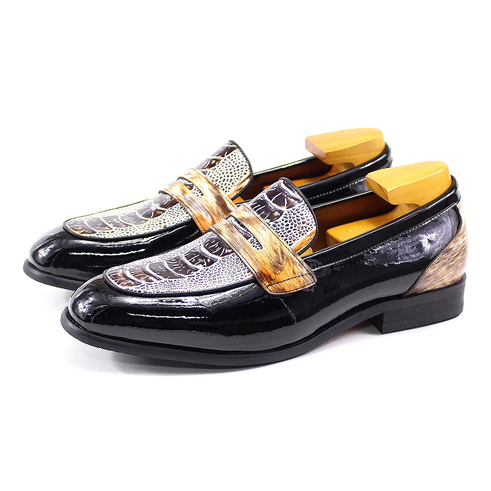 Visco New Zapato's Casuales De Cuero Chaussures Homme De Luxe Mocasines De Hombre Loafers Shoes Men