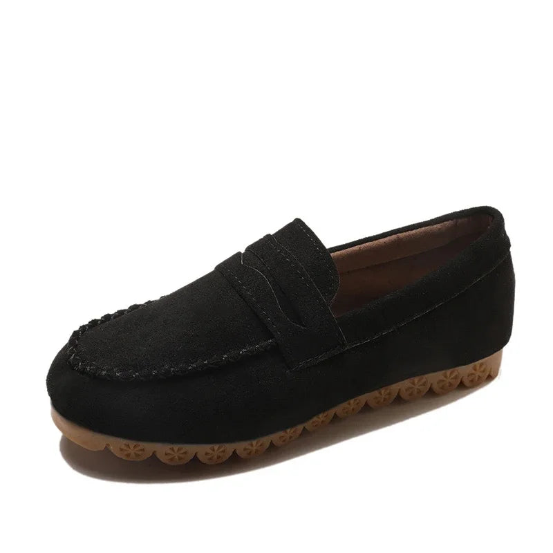 Maxy Women's Loafers Moccasins Woman Soft Bottom Non Slip Female Flats Shoes  Autumn Spring Slip On Sewing Ladies Lazy Shoes New