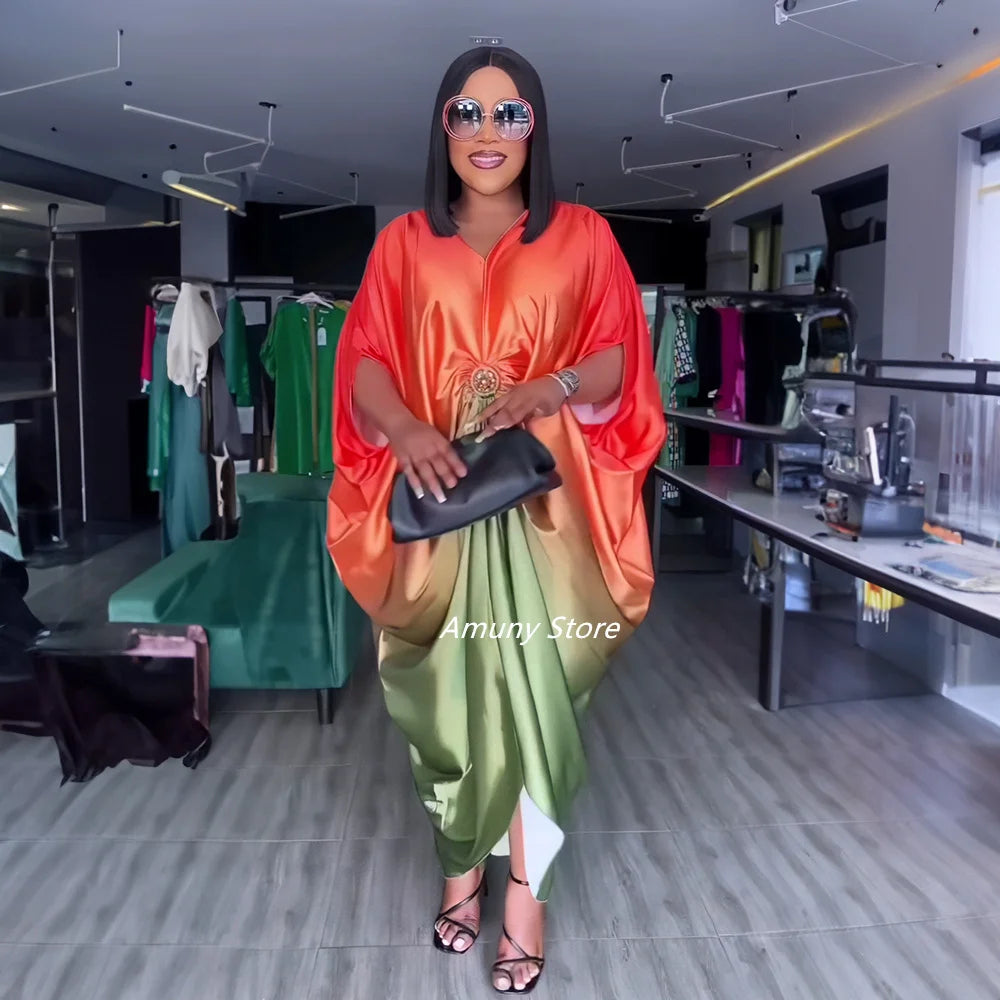 Maxy Summer African Fashion Design Sleek rayon dress Nigeria's latest abaya