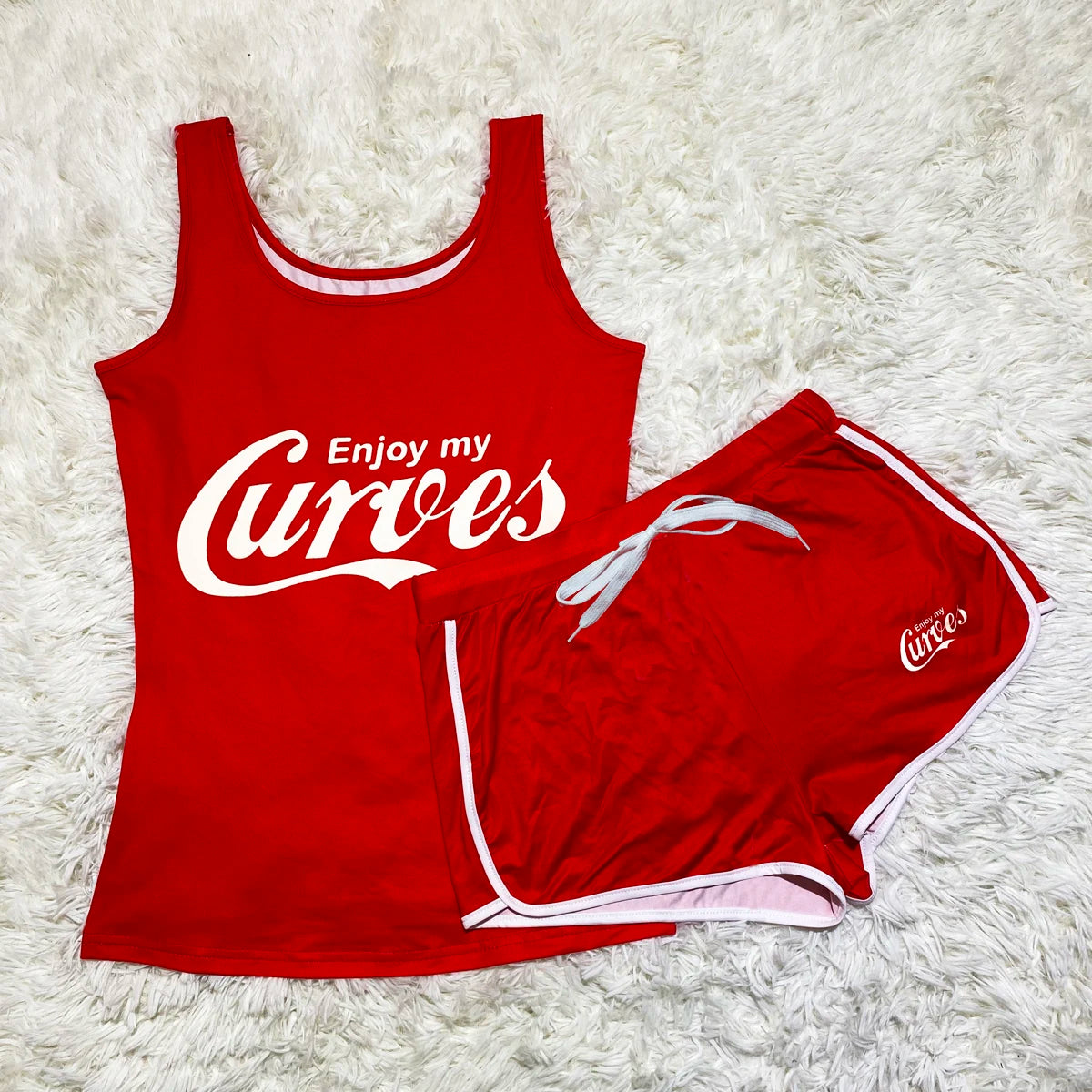 Maxy Short Sets 2 piece sets women outfit juicy Tank Top Shorts matching sets Summer Clothes Sports Fitness Workout Tracksuits
