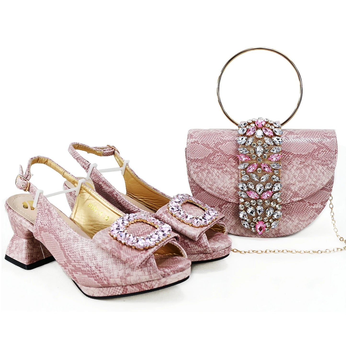 Maxy hot selling Shoes and Bags to Match Set Party Pumps Matching Shoe and Bag Set for Party!