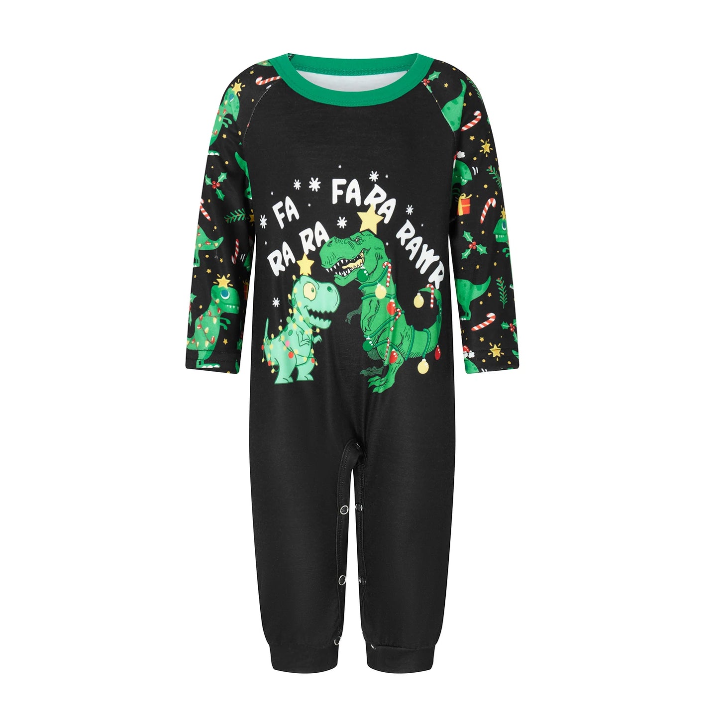 Christmas Family Pajamas Matching Set Red Short Sleeve Reindeer Print Tops and Snowflake Print Pants Sleepwear for the Holidays