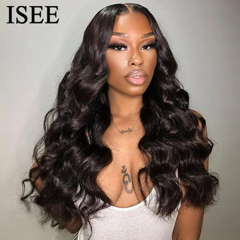 Maxy Ocean Wave Wig Wear And Go Wig Glueless Body Wave Human Hair Wigs 6x4 Lace Front Wig Pre Cut PrePlucked Remy Hair For Women