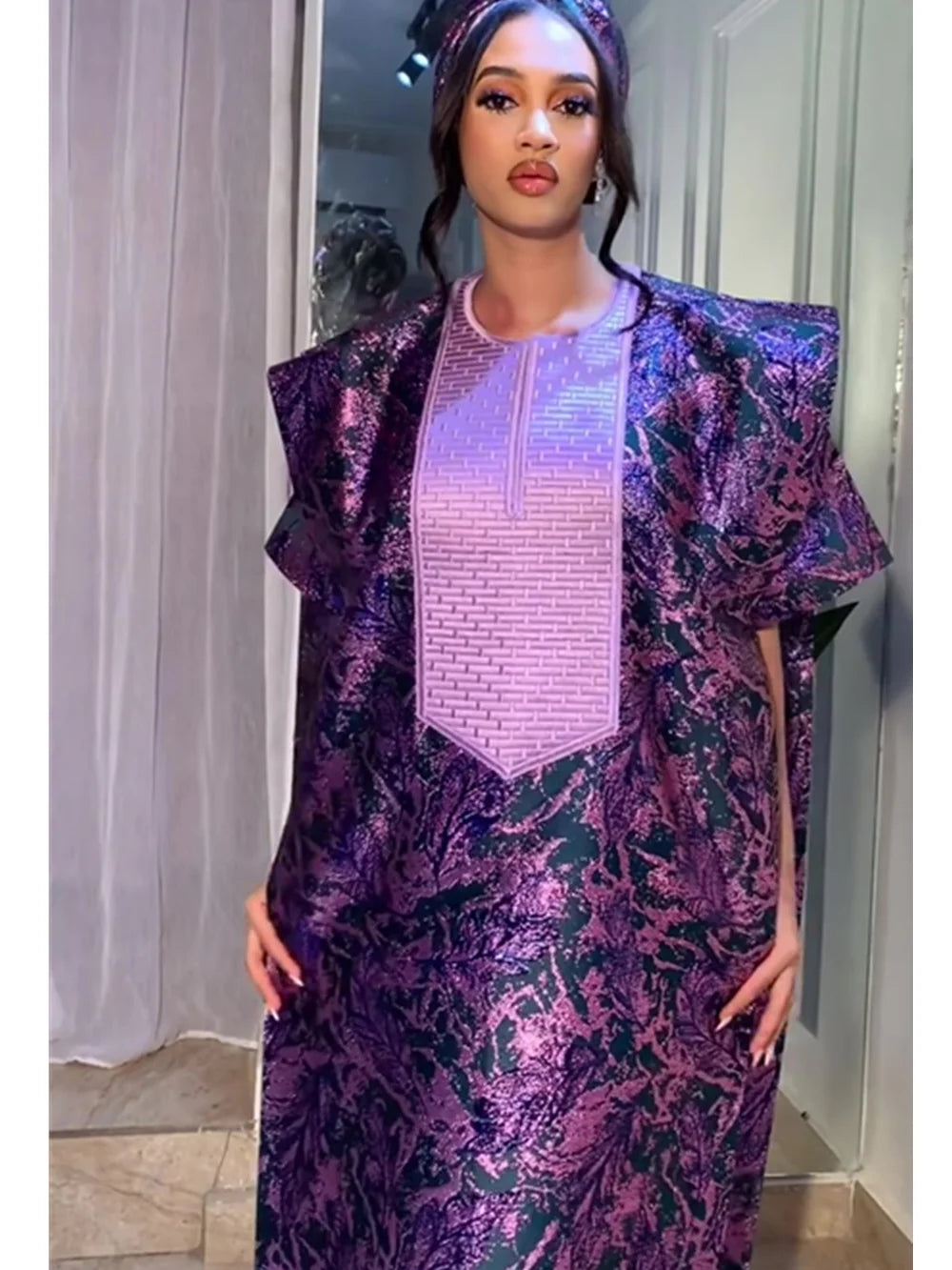 Maxy Dresses for Women Traditional Africa Clothing Dashiki Ankara Outfits Gown Abayas Robe Muslim Kaftan Maxy Long Dress