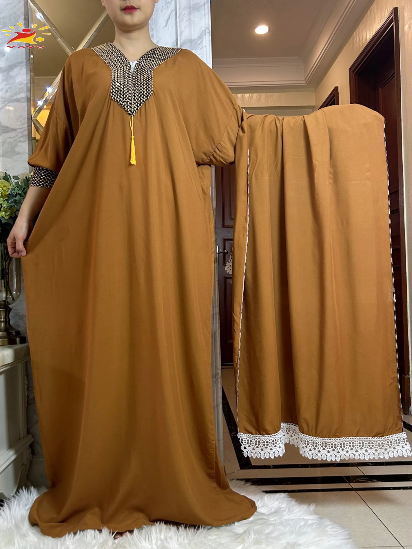 Maxy New Summer Dubai Fashion Party Femme Elegant Dress Printing Cotton Loose Short Sleeve Maxi Islam Women African Abaya Clothes
