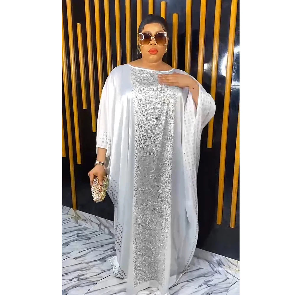 Amay Dresses for Women Traditional Clothing Dashiki Ankara Outfits Gown Abayas Robe Muslim Kaftan Maxy Long Dress