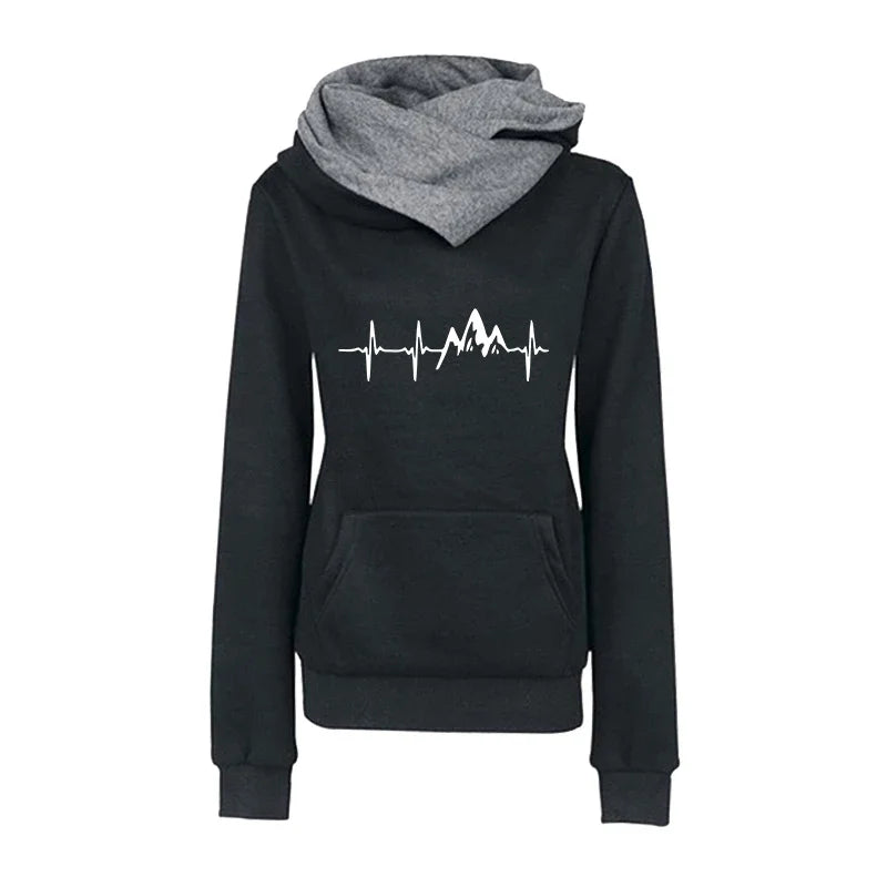 Maxy Daily Autumn Winter Quality Hoodies Women's Tracksuit Casual Print Single Sport Pants Comfort Outdoors Jogging Gym Woman Fashion