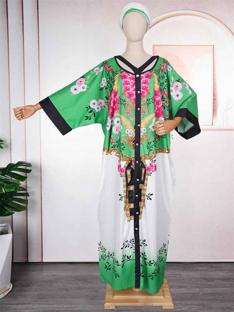 Amay Wedding Party Traditional Chiffon Dresses Dubai African Women Dashiki Outfits Loose Boubou Elegant Ladies Clothing Maxy Robes