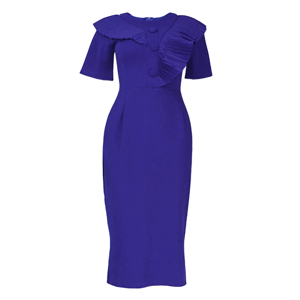 Amay Dresses for Women Summer Africa Clothing Elegant Wedding Party Dress Dashiki Ankara Office Lady Outfits Robe