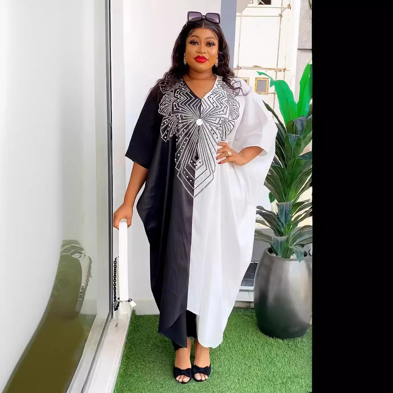 Maxy Dresses for Women Sequin Evening Gown Boubou Robe Ankara Dashiki Muslim Dress Morocco Kaftan Dubai Abaya Djellaba Caftan